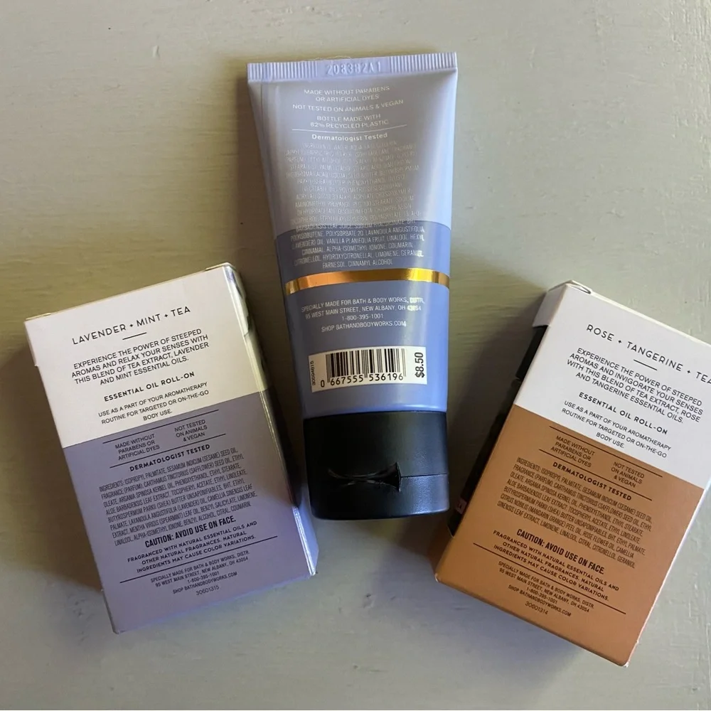 NWT Aromatherapy Bath & Body Works Rose Tangerine Lavender